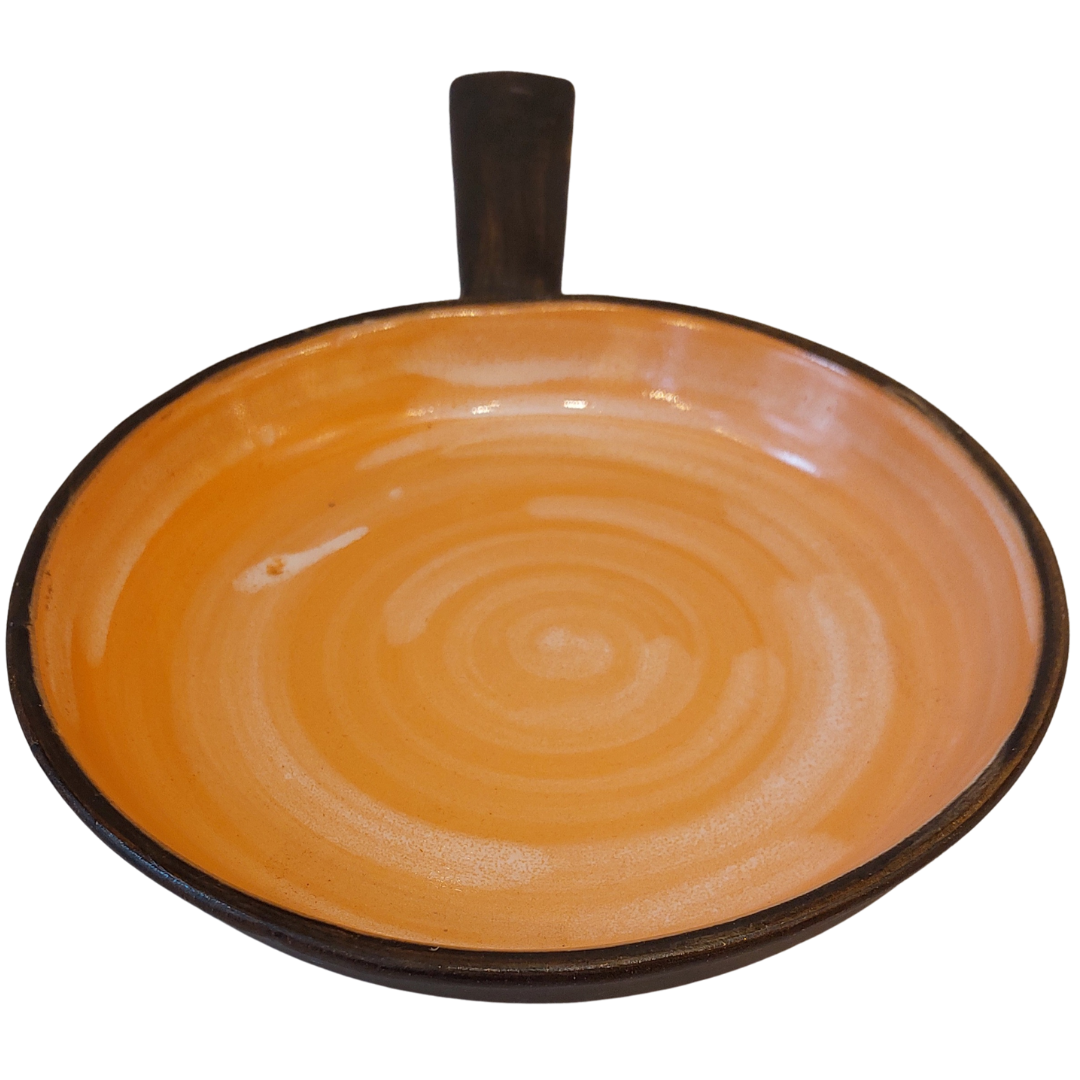 Ceramic Deep Plate with Handle