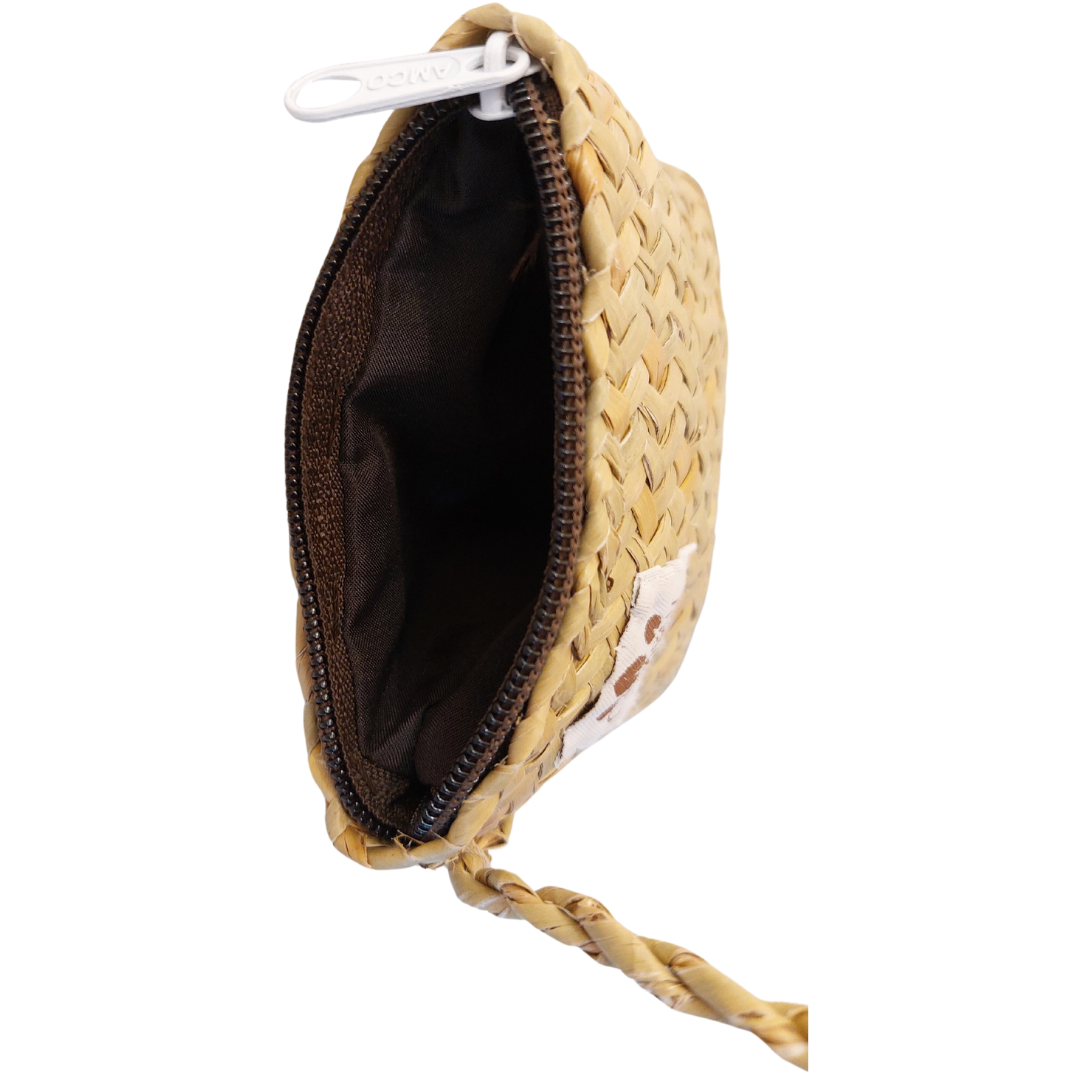 Woven Seagrass Pouch