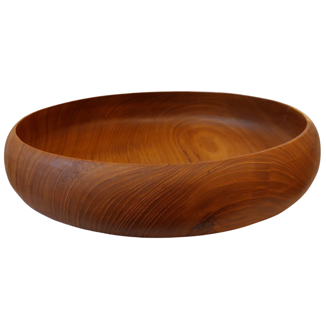 Teak Wooden Fruit Serving Bowl