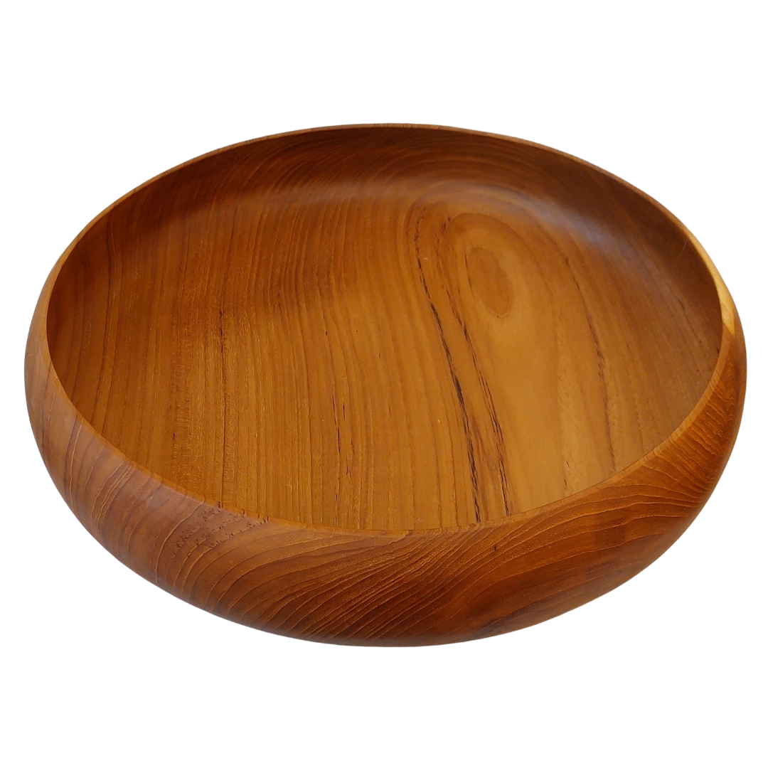 Teak Wooden Fruit Serving Bowl