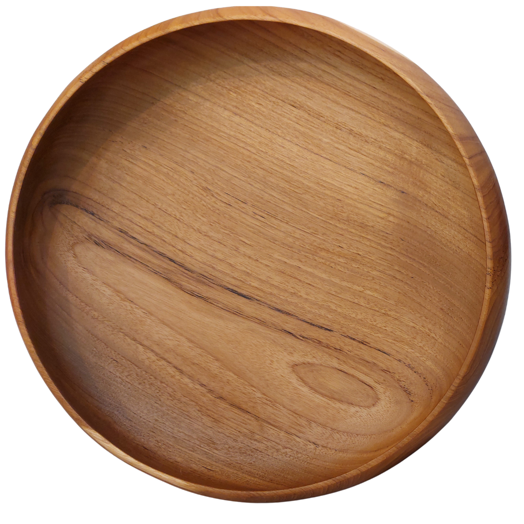 Teak Wooden Fruit Serving Bowl