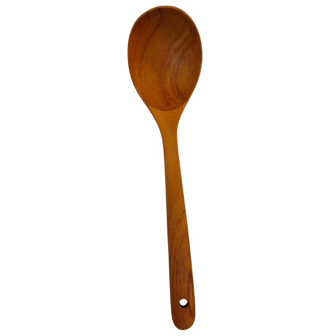 Big Wooden Soup Serving Spoon