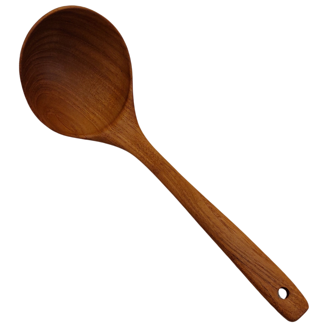 Big Wooden Soup Serving Spoon