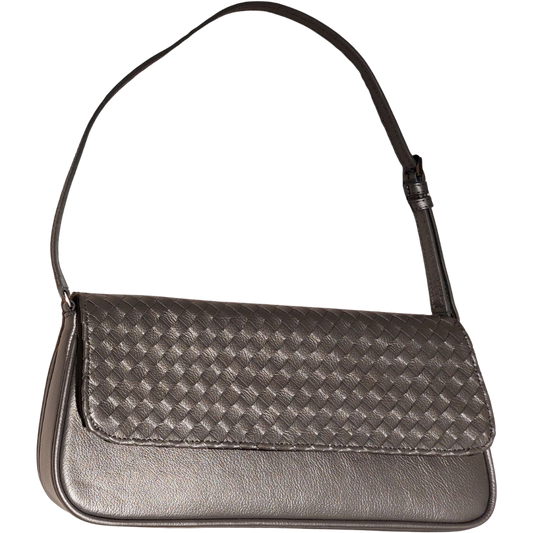 Woven Leather Shoulder Bag